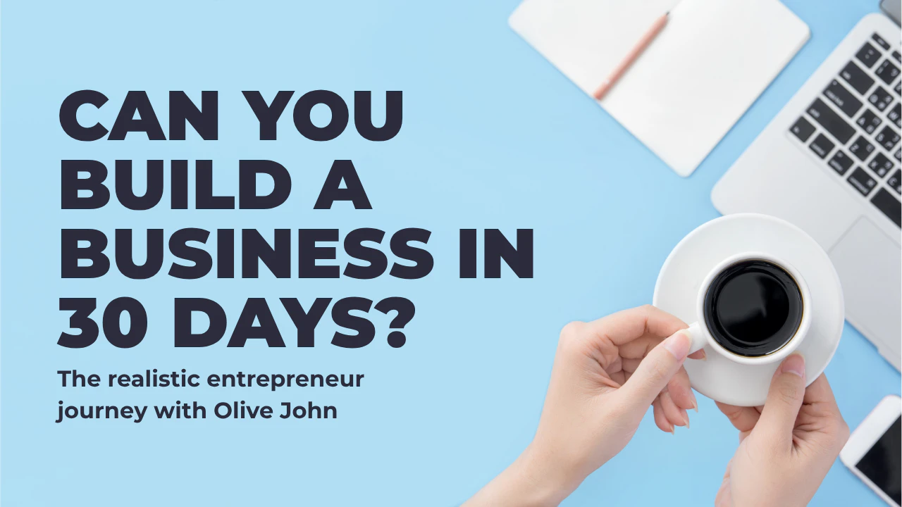 Blue and Black Bold Business Startup Youtube Thumbnail